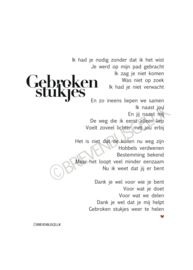 Gebroken stukjes - A6