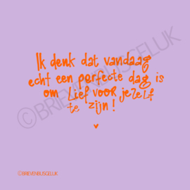 Perfecte dag - Tegel