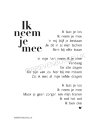 Ik neem je mee - A4