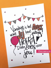 Vandaag is het feest!