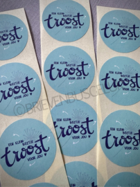 Een beetje troost - Sticker