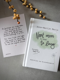 ‘Nooit meer is veel te lang’ + Feestdagen met een randje