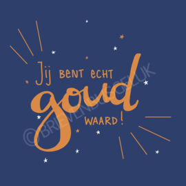 Goud waard - Sticker