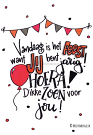 Vandaag is het feest!