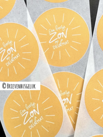 Zon op je deurmat - Sticker