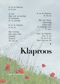 Klaproos - A5