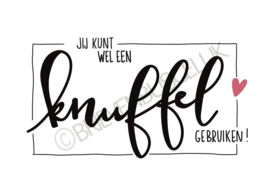 Jij kunt wel een knuffel gebruiken