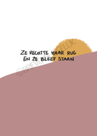 En ze bleef staan - A6