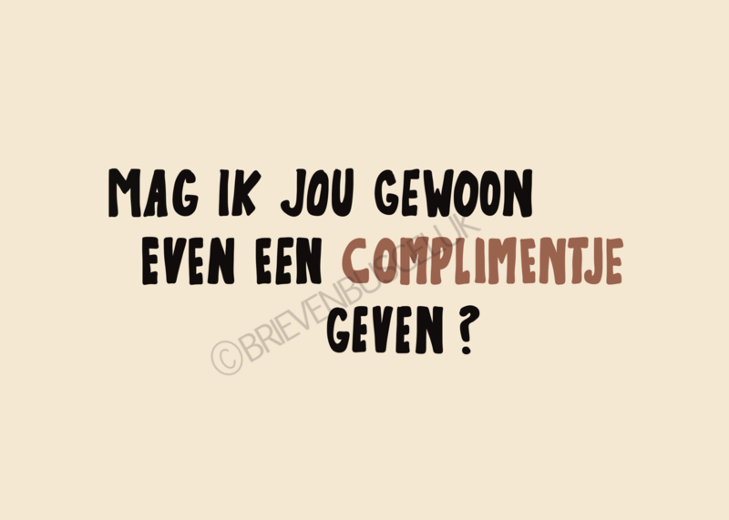 Complimentje - A6