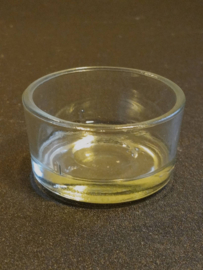 Glazen / aluminium Cups en lontjes
