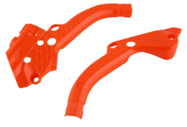 KTM SX 50 AFTERMARKET FRAMEBESCHERMERS ORANJE  2024-2027