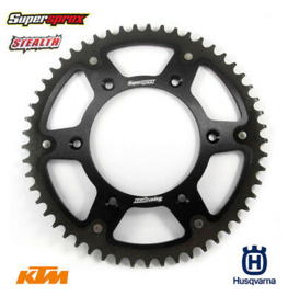 KTM SX 85 / HUSQVARNA TC 85 / GASGAS MC 85 SUPERSPROX TANDWIEL STAAL/ALUMINIUM  ZWART 50 TANDS  ALLE BOUWJAREN