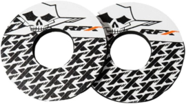 RFX HANDVAT DONUTS ANTI BLISTER SKULL  ZWART / WIT