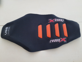 KTM SX 50 CROSS X  UGS ZADELHOES ZWART/ORANJE  2016 - 2023