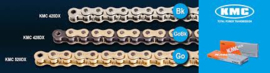 KTM SX 85 / HUSQVARNA TC 85 / GASGAS MC 85 KMC KETTING 428-140 DX GOLD / BLACK