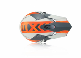 ACERBIS KID STEEL HELMET MAAT S ORANJE / GRIJS NIEUW