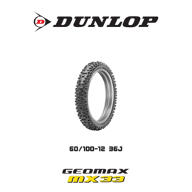 KTM SX 50 / HUSQVARNA TC 50 / GASGAS MC 50 DUNLOP MX 33 VOORBAND 60-100-12 NIEUW !