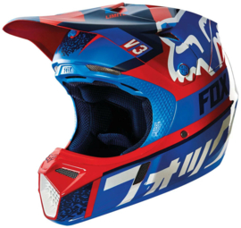 FOX V3 DIVIZION RED ADULT HELMET MET MIPS BRAIN PROTECTED SYSTEM MAAT S 54-56 CM NIEUW