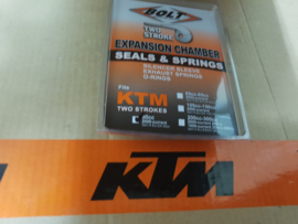 KTM SX 50 / SX 50 MINI / HUSQVARNA TC 50 GAS GAS MC 50 COMPLETE BOLT UITLAAT AFDICHTINGSSET 2002 - 2022