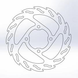 KTM SX 65/ HUSQVARNA TC 65 / GASGAS MC 65 MOTOMASTER FLAME REMSCHIJF 160 MM ACHTER 2002 - 2022 NIEUW DEMO