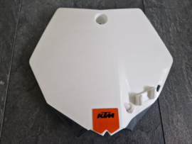 KTM SX 85 NUMMERBORD 2013 - 2017 ORIGINEEL  WIT GEBRUIKT