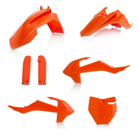KTM SX 65 COMPLETE PLASTIC KIT ORANJE 2016 - 2023 NIEUW