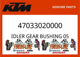 KTM SX 85 / HUSQVARNA TC 85 IDLER GEAR BUSHING 2005-2017