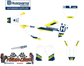 HUSQVARNA TC 50 COMPLETE FACTORY RACING STICKERSET 2017 - 2023