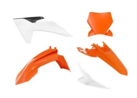 KTM SX 65 PLASTIC KIT ORANJE / WIT  2024-2025 NIEUW
