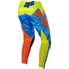 FOX 180 NIRV JEUGD CROSSBROEK GEEL / BLAUW MAAT 26 NIEUW