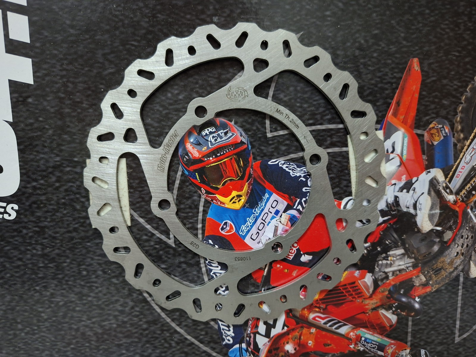 KTM SX 50 / HUSQVARNA TC 50 / GASGAS MC 50 MOTOMASTER NITRO SCHIJFREM VOOR/ACHTER 2002 - 2025 NIEUW DEMO