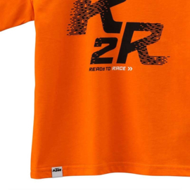 KTM READY TO RACE  KINDER T-SHIRT ORANJE MAAT 140/M NIEUW