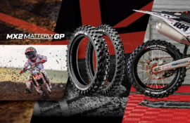 KTM SX 50 / HUSQVARNA TC 50 / GASGAS MC 50 PLEWS TYRES MX 2 MATTERLY GP MEDIUM VOORBAND  60/100/12 NIEUW!