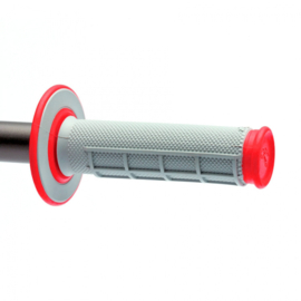 RENTHAL GRIP DUAL LAYER HANDVATTEN GRIJS / ROOD
