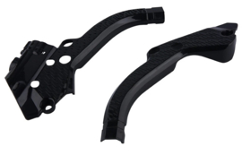 KTM SX 50 / HUSQVARNA TC 50 /GASGAS MC 50 AFTERMARKET FRAMEBESCHERMERS ZWART  2024-2027