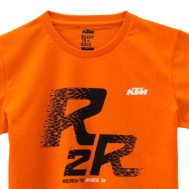 KTM READY TO RACE  KINDER T-SHIRT ORANJE MAAT 140/M NIEUW