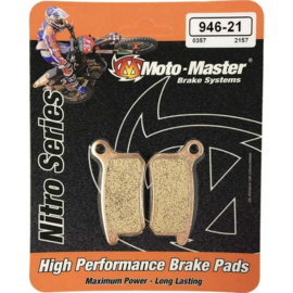 KTM SX 65 / HUSQVARNA TC 65 / GASGAS MC 65  MOTO MASTER NITRO SINTERED REMBLOKKEN V/A 2009 - 2022