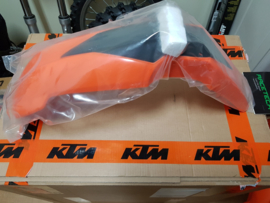 KTM SX 65 ORANJE VOORSPATBORD 2009 - 2015 NIEUW