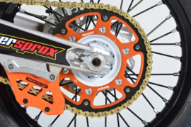 KTM SX 65 / HUSQVARNA TC 65 SUPERSPROX TANDWIEL STAAL/ALUMINIUM  ORANJE 46 TANDS  1998 - 2024