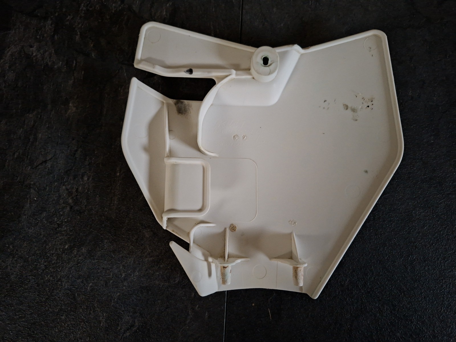 KTM SX 65  NUMMERBORD 2016 - 2023 WIT GEBRUIKT