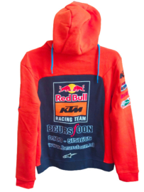 KTM BEURSFOON RED BULL RACING  TEAM ZIP HOODIE KIDS MAAT L NIEUW