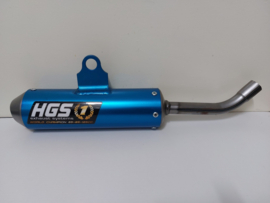 KTM SX 85 / HUSQVARNA TC 85 / GAS GAS MC 85 HGS UITLAAT DEMPER BLAUW 2018 - 2024 NIEUW