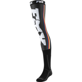 FOX RACING LINC KNEE BRACE SOCK ZWART M