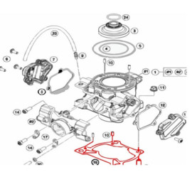 KTM SX 85 / HUSQVARNA TC 85 / GASGAS MC 85 VOETPAKKING 2018 - 2024   0,4 MM