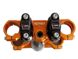 KTM SX 65  COMPLEET X-TRIG ROCS KROONSTUK ORANJE MET PHDS STUURKLEMMEN 22MM 2021 - 2025 GEBRUIKT