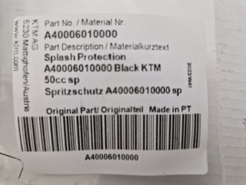 KTM SX 50 / HUSQVARNA TC 50 / GASGAS MC 50 MODDERFLAP 2024 - 2025 NIEUW