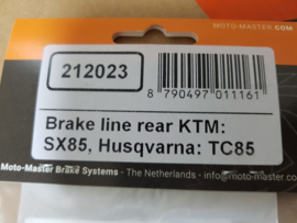 KTM SX 85 / HUSQVARNA TC 85 MOTOMASTER REMLEIDING ACHTERREM 2003 - 2020