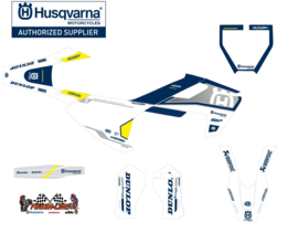 HUSQVARNA TC 65 COMPLETE FACTORY RACING STICKERSET 2017 - 2023