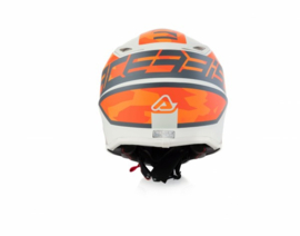 ACERBIS KID STEEL HELMET MAAT S ORANJE / GRIJS NIEUW