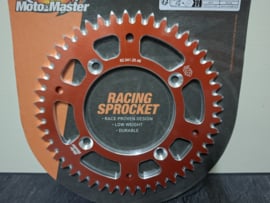 KTM SX 65 / HUSQVARNA TC 65 / GASGAS MC 65 MOTOMASTER ALU ACHTERTANDWIEL ORANJE 48 TANDS 2025-2026